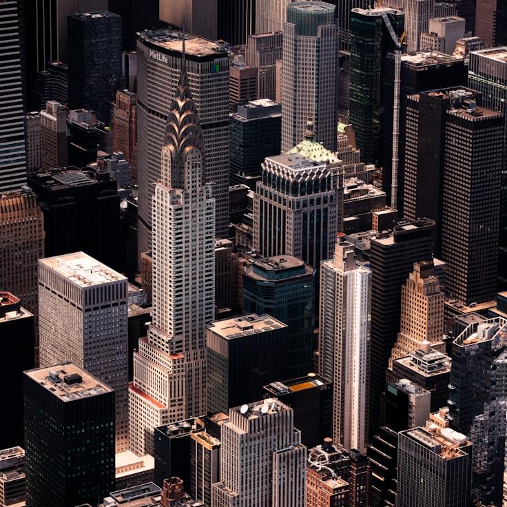 City skyline in Lyon, France