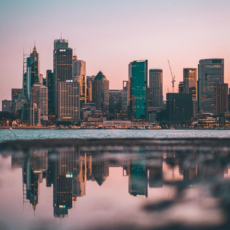 Sunset outdoors in France